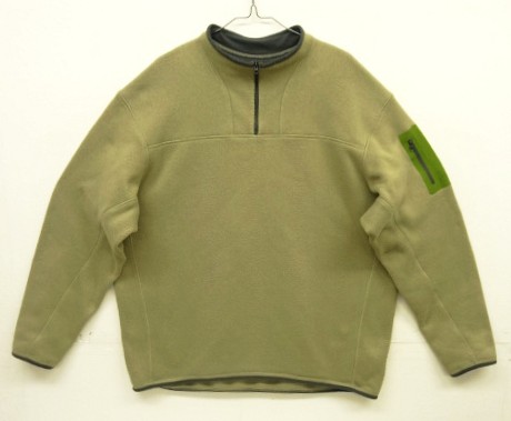 ARC'TERYX 1/4ジップ POLARTEC フリースジャケット カーキ カナダ製 (VINTAGE) 「Jacket」入荷しました。