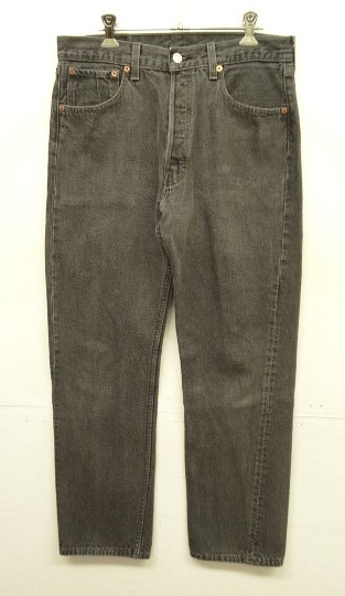90'S LEVIS 501 デニム 先染めブラック USA製 W33L30 (VINTAGE) 「Bottoms」入荷しました。