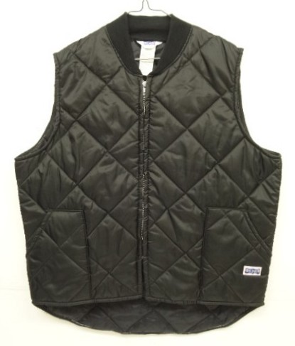 80'S BIG SMITH 三角タグ キルティングベスト ブラック USA製 (DEADSTOCK) 「No Sleeve」入荷しました。