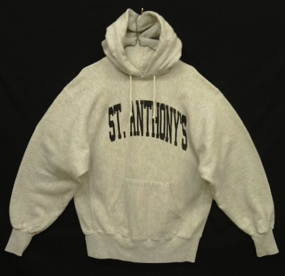 90'S THE COTTON EXCHANGE ヘビーウエイト プルオーバー スウェットパーカー ヘザーグレー USA製 (VINTAGE) 「Parka」入荷しました。