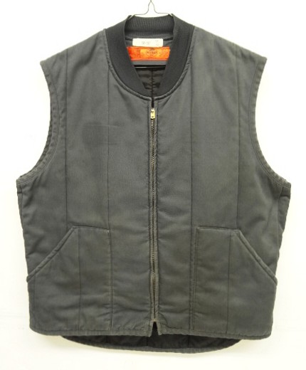 90'S RED KAP キルティングベスト チャコール メキシコ製 (VINTAGE) 「No Sleeve」入荷しました。