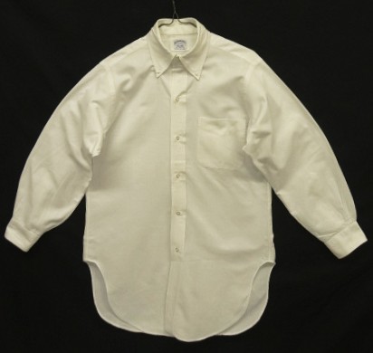 60'S BROOKS BROTHERS "MAKERS" 6ボタン オックスフォード BDシャツ ホワイト USA製 (VINTAGE) 「L/S Shirt」入荷しました。