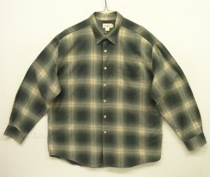90'S J.CREW 旧タグ レーヨン混 長袖シャツ オンブレチェック ポルトガル製 (VINTAGE) 「L/S Shirt」入荷しました。