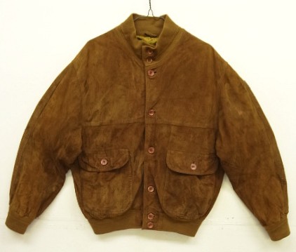 UNKNOWN スウェード A-1型 バルスタージャケット ダークブラウン (VINTAGE) 「Jacket」入荷しました。