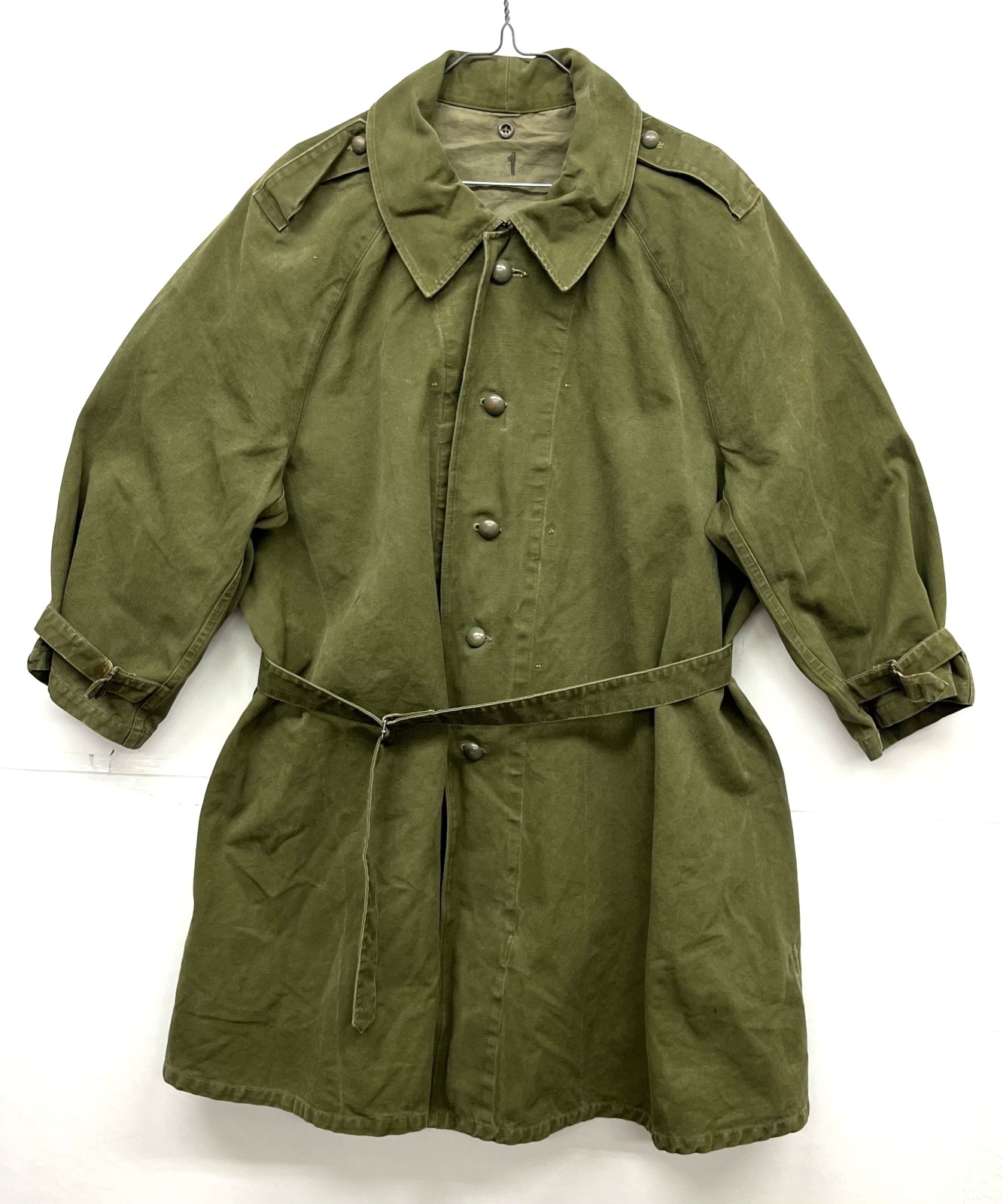 50'S フランス軍 モーターサイクルコート ミリタリーグリーン (VINTAGE) 「Jacket」入荷しました。