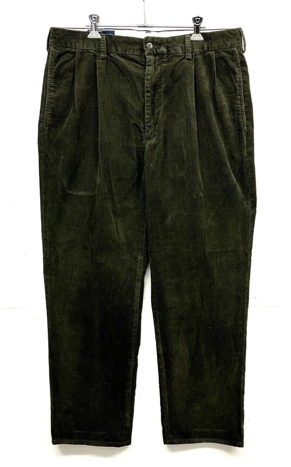 90'S RALPH LAUREN "HAMMOND PANT" ツープリーツ コーデュロイパンツ オリーブ (VINTAGE) 「Bottoms」入荷しました。