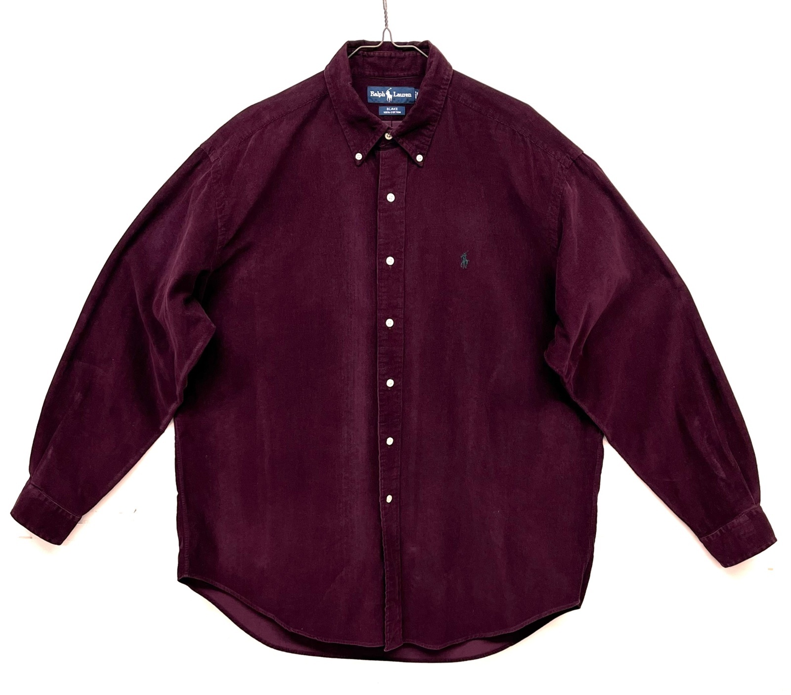 90'S RALPH LAUREN "BLAKE" コーデュロイ 長袖 BDシャツ ボルドー (VINTAGE) 「L/S Shirt」入荷しました。