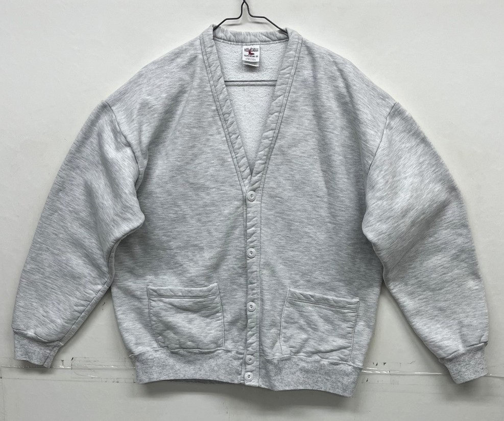 90'S RED EAGLE CLOTHING by RUSSELL CORP スウェットカーディガン アッシュグレー USA製 (VINTAGE) 「Sweat Shirt」入荷しました。
