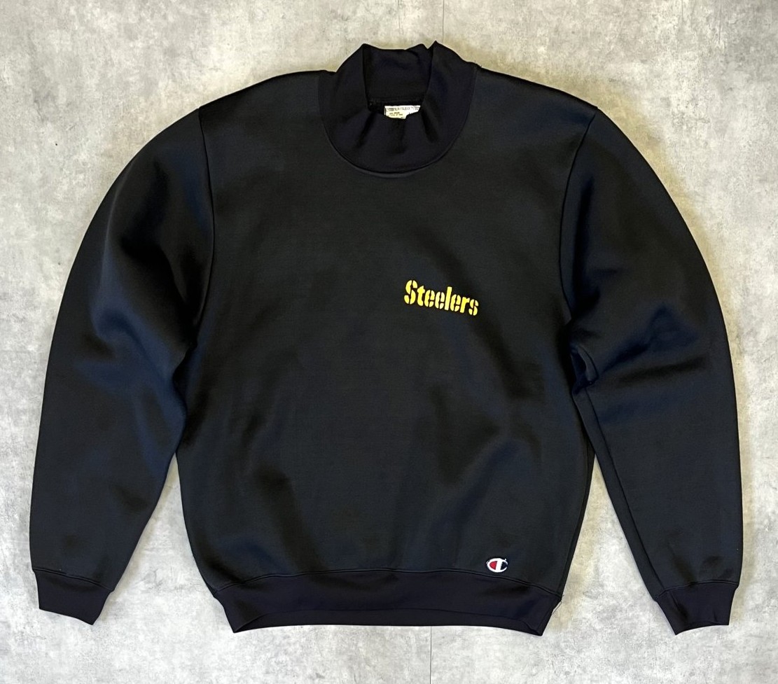 60'S CHAMPION プロダクツタグ モックネック スウェットシャツ ブラック USA製 (VINTAGE) 「Sweat Shirt」入荷しました。