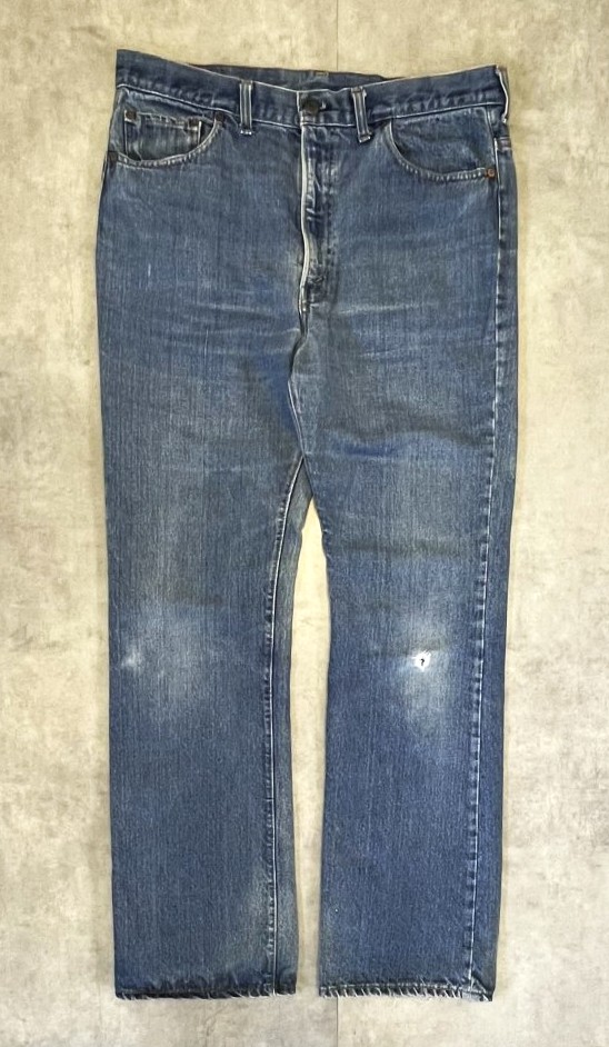 70'S LEVIS 517 "66前期" ボタン裏2 デニム インディゴ 42TALONジップ W38L34 USA製 (VINTAGE) 「Bottoms」入荷しました。