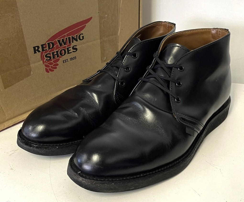 RED WING 9196 ポストマン チャッカブーツ ブラック USA製 (VINTAGE) 「Shoes」入荷しました。