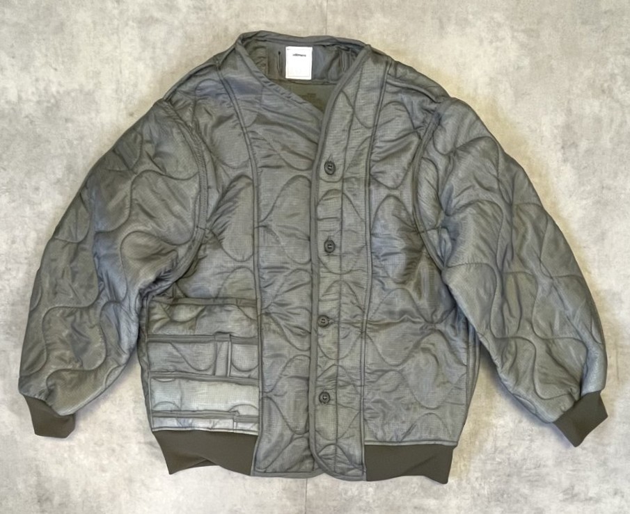 ODDMENT "QUILTING MA-1" アメリカ軍 キルティングライナー 解体再構築 ジャケット カーキ (REMAKE) 「Jacket」入荷しました。