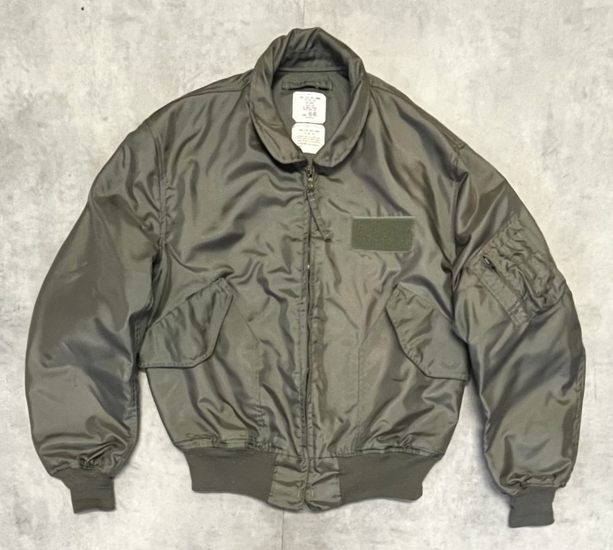 90'S アメリカ軍 USAF "CWU-36/P" アラミド フライトジャケット セージグリーン (VINTAGE) 「Jacket」入荷しました。