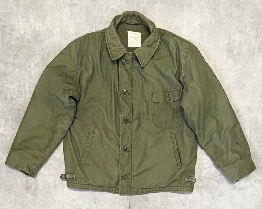 80'S アメリカ軍 US NAVY "A-2" デッキジャケット ミリタリーグリーン (VINTAGE) 「Jacket」入荷しました。