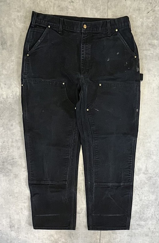 CARHARTT ダブルニー ダック ペインターパンツ ブラック W38L30 USA製 (VINTAGE) 「Bottoms」入荷しました。