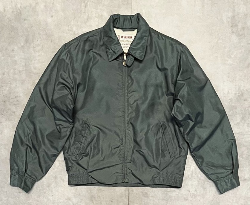 60'S McGREGOR "NYLON ANTI-FREEZE" 裏地付き ドリズラージャケット オリーブ USA製 (VINTAGE) 「Jacket」入荷しました。