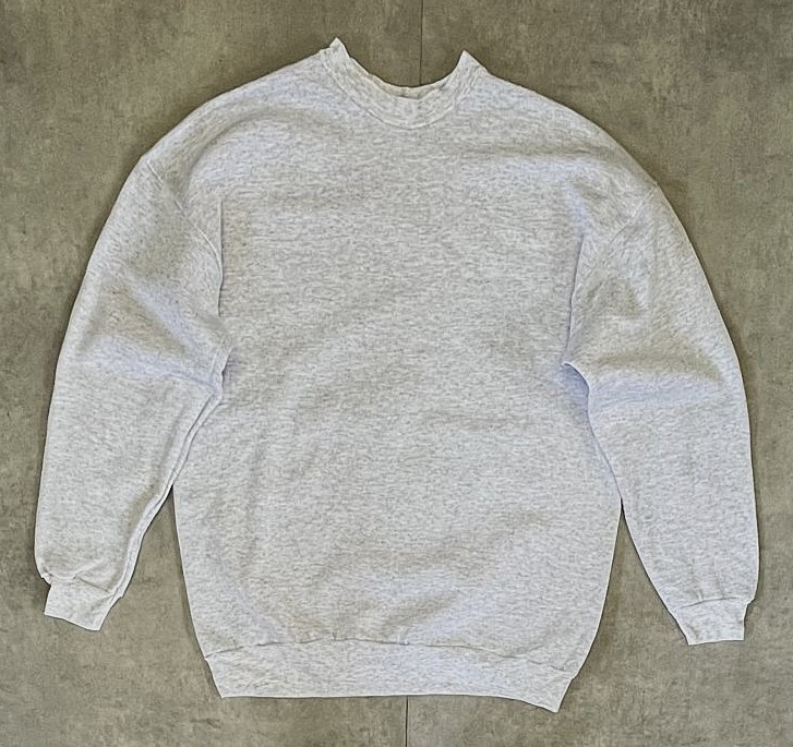 90'S UNKNOWN クルーネック スウェットシャツ アッシュグレー USA製 (VINTAGE) 「Sweat Shirt」入荷しました。