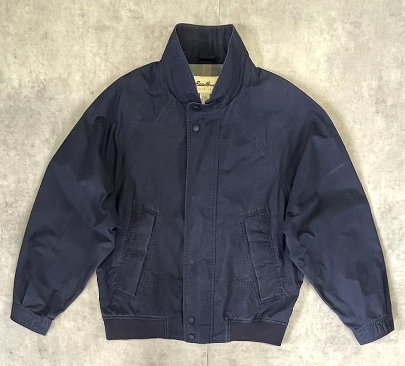 90'S EDDIE BAUER 白タグ コットン ドリズラージャケット ネイビー (VINTAGE) 「Jacket」入荷しました。