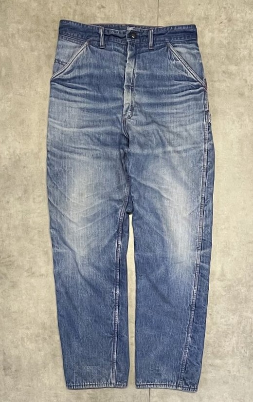 70'S MONTGOMERY WARD トップスナップボタン 裏地付き デニム ペインターパンツ インディゴ SCOVILLジップ (VINTAGE) 「Bottoms」入荷しました。