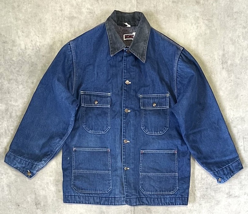 80'S BIG MAC 裏地ブランケット デニム カバーオール インディゴ USA製 (VINTAGE) 「Jacket」入荷しました。