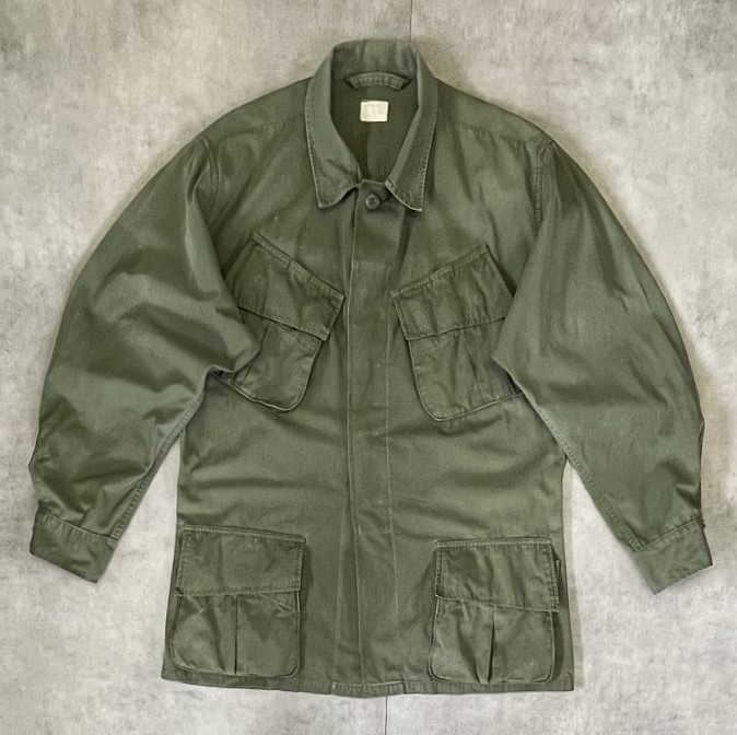 60'S アメリカ軍 US ARMY "JUNGLE FATIGUE 3rd" ノンリップ ファティーグジャケット M-R (VINTAGE) 「Jacket」入荷しました。