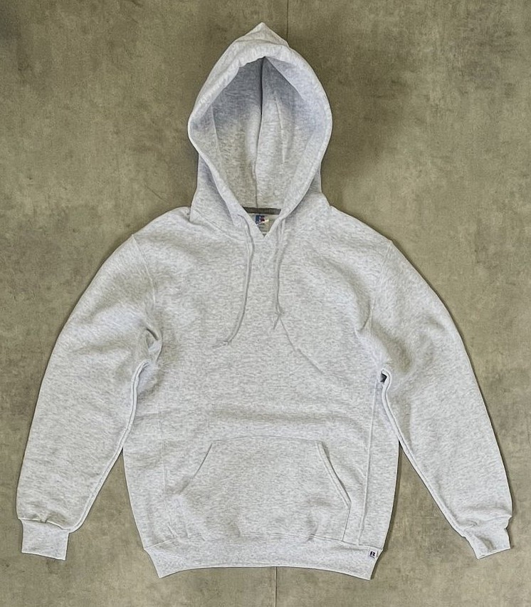 RUSSELL ATHLETIC "DRI-POWER" 前Vガゼット付き プルオーバーパーカー アッシュ (NEW) 「Parka」入荷しました。