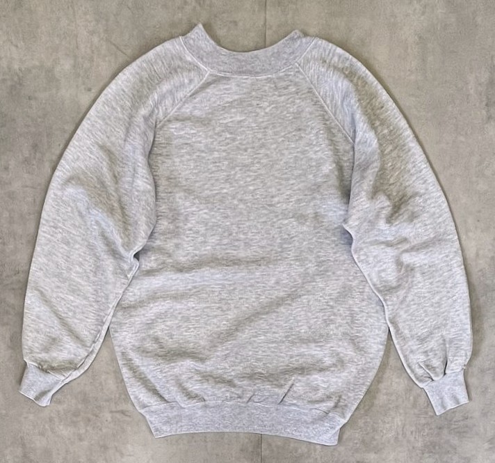 90'S HANES ラグランスリーブ スウェットシャツ ヘザーグレー USA製 (VINTAGE) 「Sweat Shirt」入荷しました。