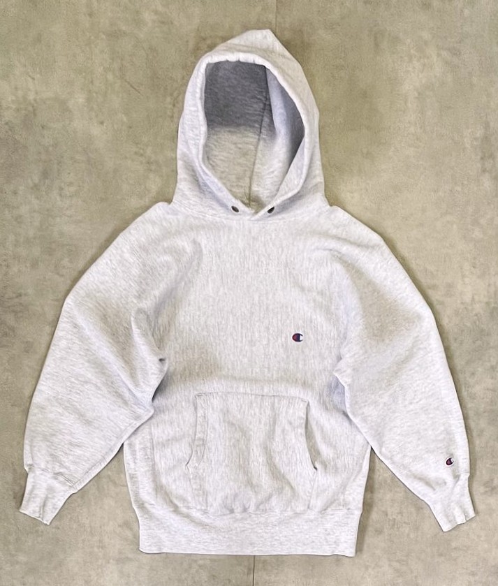 90'S CHAMPION 刺繍タグ リバースウィーブ パーカー ヘザーグレー USA製 (VINTAGE) 「Parka」入荷しました。
