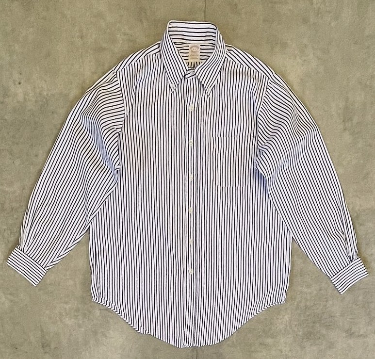80'S BROOKS BROTHERS "MAKERS" オックスフォード BDシャツ ストライプ USA製 (VINTAGE) 「L/S Shirt」入荷しました。