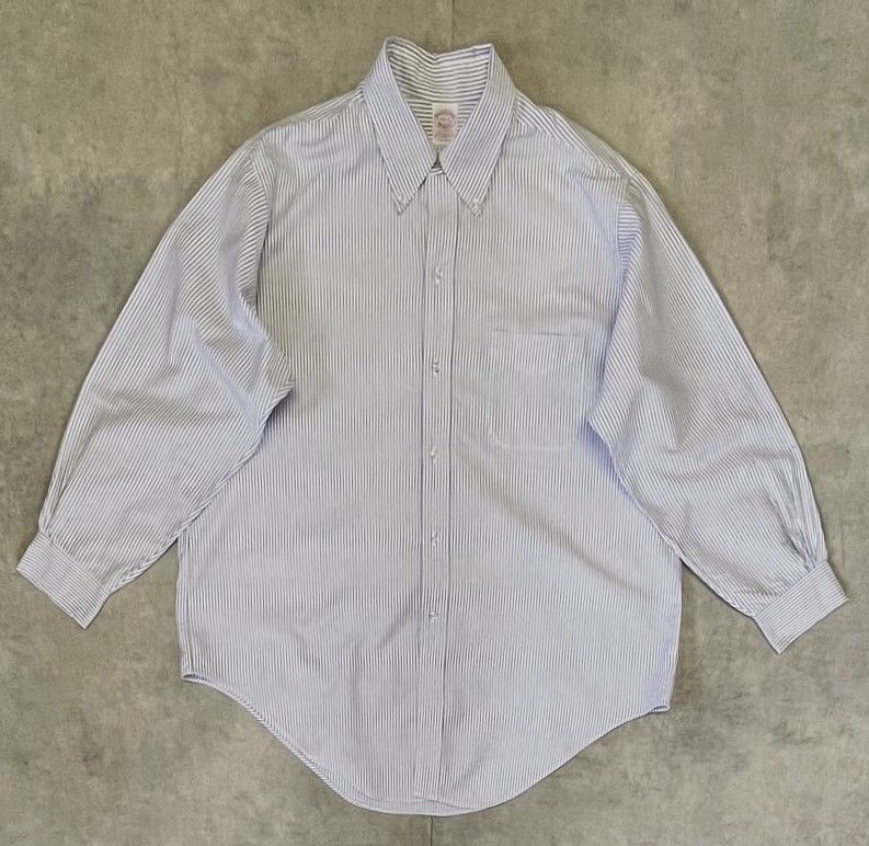 70'S BROOKS BROTHERS "MAKERS" 6ボタン オックスフォード BDシャツ ストライプ USA製 (VINTAGE) 「L/S Shirt」入荷しました。