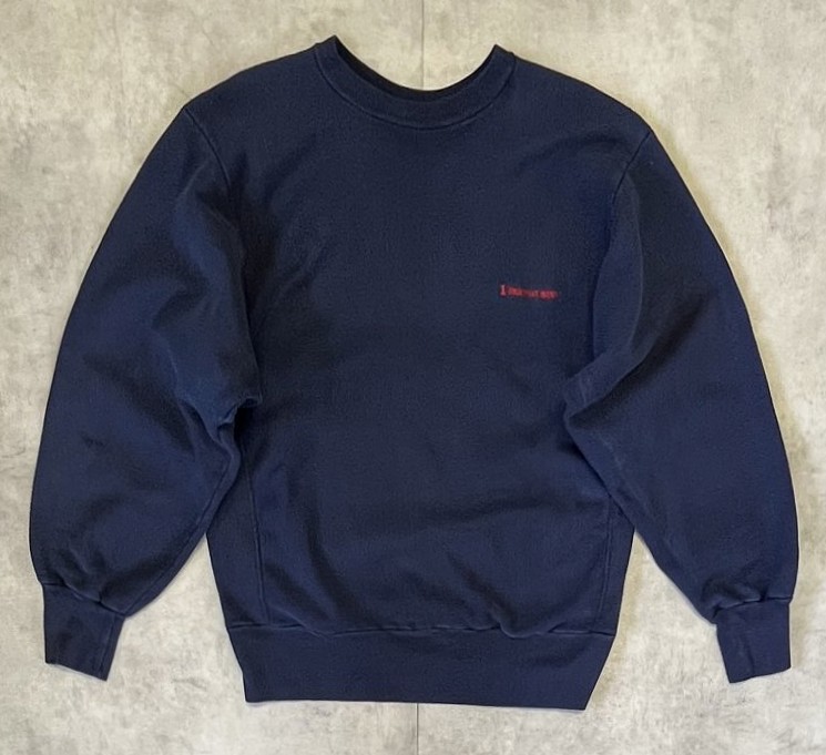 80'S CHAMPION "FIRSTSEA BANK" トリコタグ リバースウィーブ ネイビー USA製 (VINTAGE) 「Sweat Shirt」入荷しました。