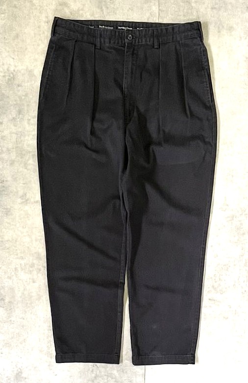 90'S RALPH LAUREN "ANDREW PANT" ツープリーツ チノパンツ ブラック W36L30 (VINTAGE) 「Bottoms」入荷しました。