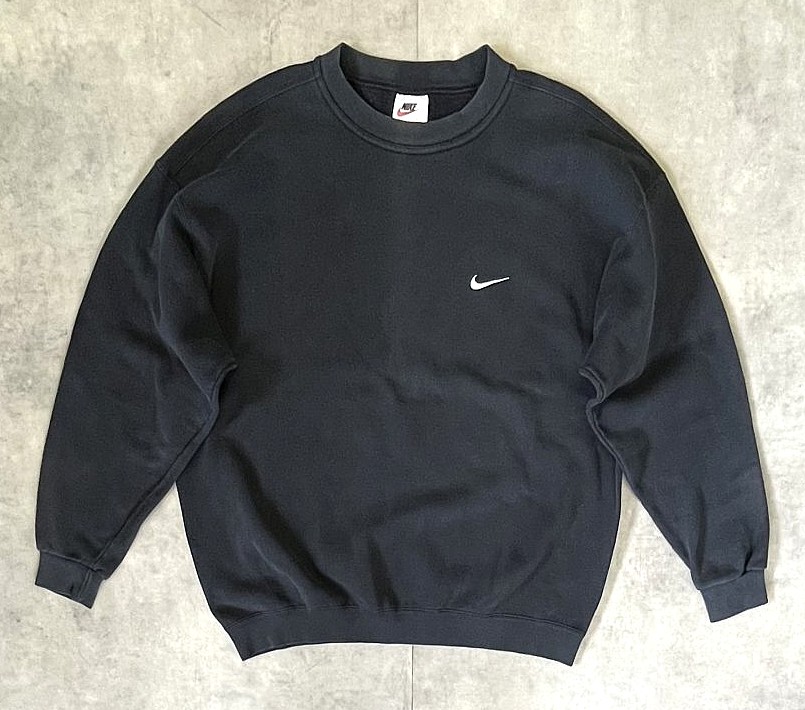 90'S NIKE 白タグ スウェットシャツ ブラック USA製 (VINTAGE) 「Sweat Shirt」入荷しました。