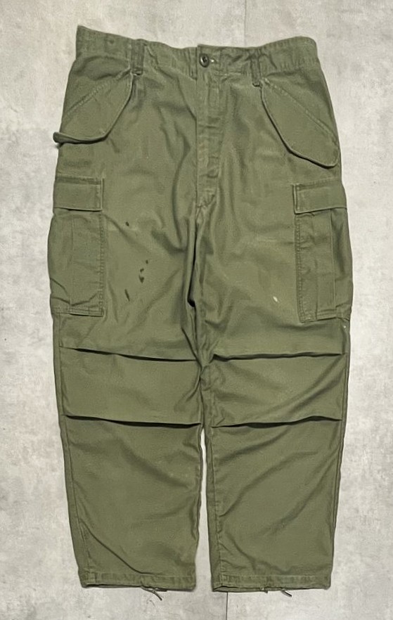60'S アメリカ軍 US ARMY M-65 フィールドパンツ SCOVILLアルミジップ M-R (VINTAGE) 「Bottoms」入荷しました。