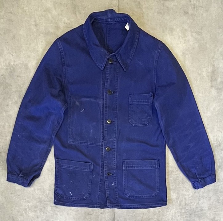 80'S UNKNOWN フレンチワーク カバーオール インクブルー フランス製 (VINTAGE) 「Jacket」入荷しました。