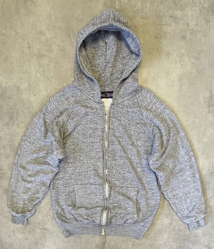70'S BIG YANK 裏サーマル ダブルフェイス スウェットパーカー アルミジップ ヘザーグレー ルーマニア製 (VINTAGE) 「Parka」入荷しました。
