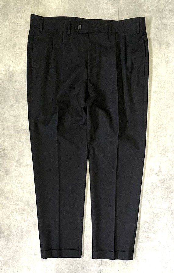 90'S RALPH LAUREN ツープリーツ ウール スラックス ブラック (MINT CONDITION) 「Bottoms」入荷しました。
