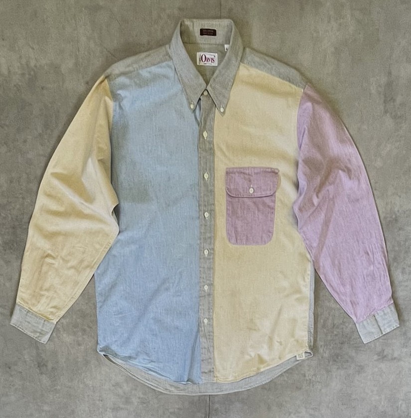 80'S ORVIS オックスフォード 長袖 BDシャツ クレイジーパターン USA製 (VINTAGE) 「L/S Shirt」入荷しました。