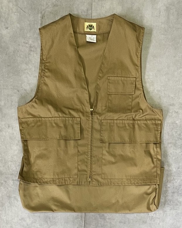 70'S IDEAL ハンティングベスト TALONジップ タン (VINTAGE) 「No Sleeve」入荷しました。