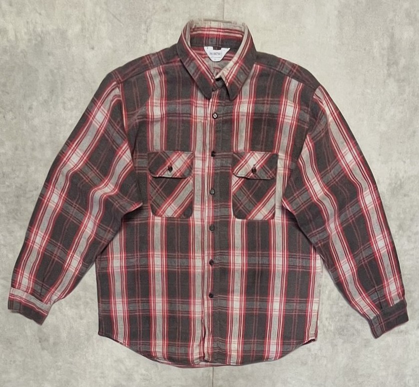 80'S FIVE BROTHER 三角タグ フランネル ワークシャツ チェック柄 USA製 (VINTAGE) 「Bottoms」入荷しました。