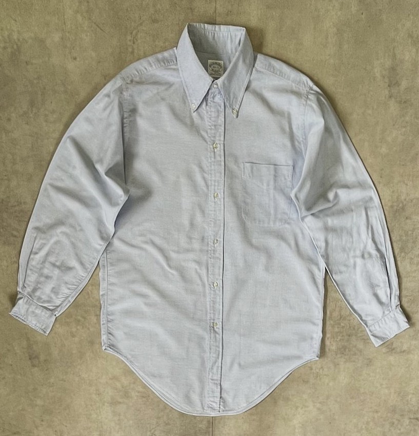 60'S BROOKS BROTHERS "MAKERS" 6ボタン オックスフォード BDシャツ ブルー USA製 (VINTAGE) 「L/S Shirt」入荷しました。