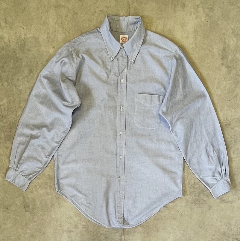 70'S BROOKS BROTHERS "MAKERS" 6ボタン オックスフォード BDシャツ ブルー USA製 (VINTAGE) 「L/S Shirt」入荷しました。