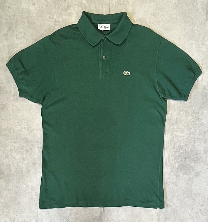 80'S CHEMISE LACOSTE ポロシャツ ダークグリーン フランス製 (VINTAGE) 「S/S Polo」入荷しました。