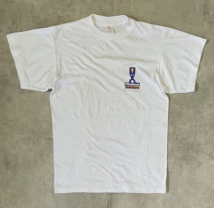 90'S WINDOWS SOLUTIONS '94 シングルステッチ 両面プリント 半袖 Tシャツ ホワイト USA製 (VINTAGE) 「T-Shirt」入荷しました。
