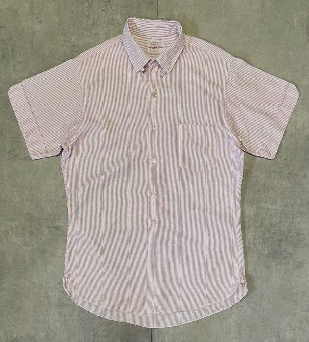 60'S TOWNCRAFT コットン100% マチ付き 半袖 タブカラーシャツ ストライプ (VINTAGE)「S/S Shirt」入荷しました。