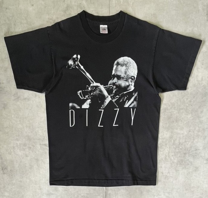 90'S DIZZY GILLESPIE "GEAR INC" シングルステッチ 半袖 Tシャツ ブラック USA製 (VINTAGE)「T-Shirt」入荷しました。