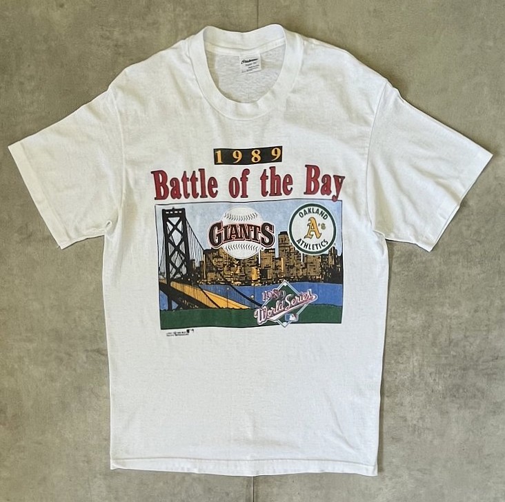 80'S BATTLE OF THE BAY 1989 シングルステッチ 半袖 Tシャツ ホワイト USA製 (VINTAGE)「T-Shirt」入荷しました。
