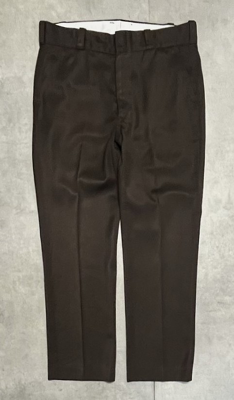 70'S UNITOG レーヨン/ポリ ワークパンツ ブラウン 42TALONジップ USA製 (VINTAGE)「Bottoms」入荷しました。