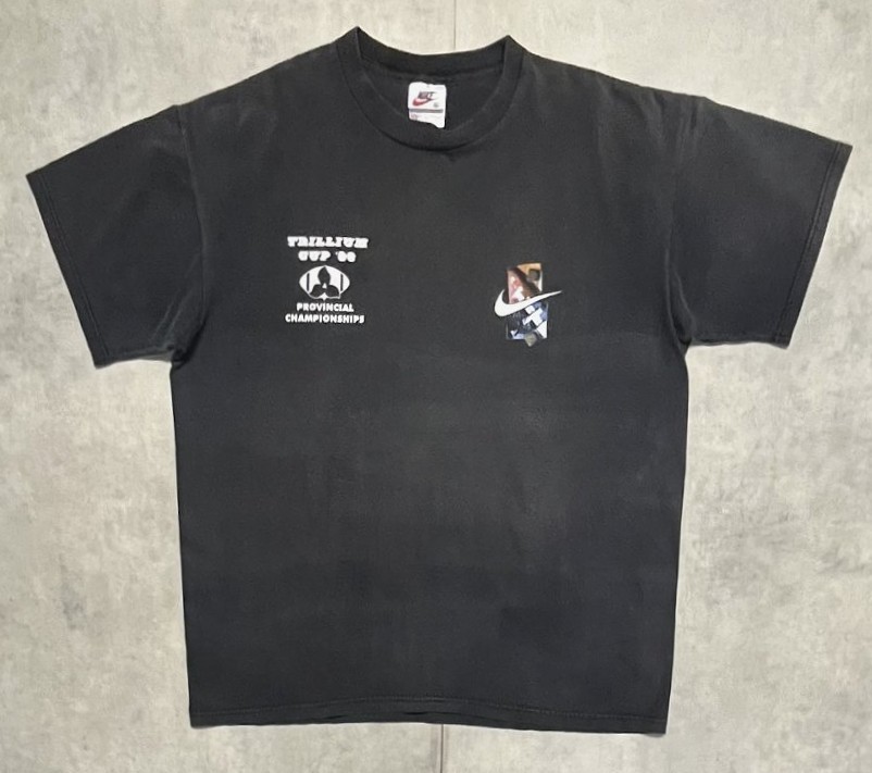 90'S NIKE 白タグ シングルステッチ 両面プリント Tシャツ フェードブラック (VINTAGE)「T-Shirt」入荷しました。