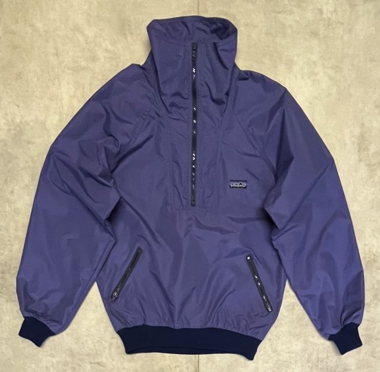 80'S PATAGONIA 三角タグ ハーフジップ ナイロン アノラックジャケット ダークパープル USA製 (MINT CONDITION)「Jacket」入荷しました。